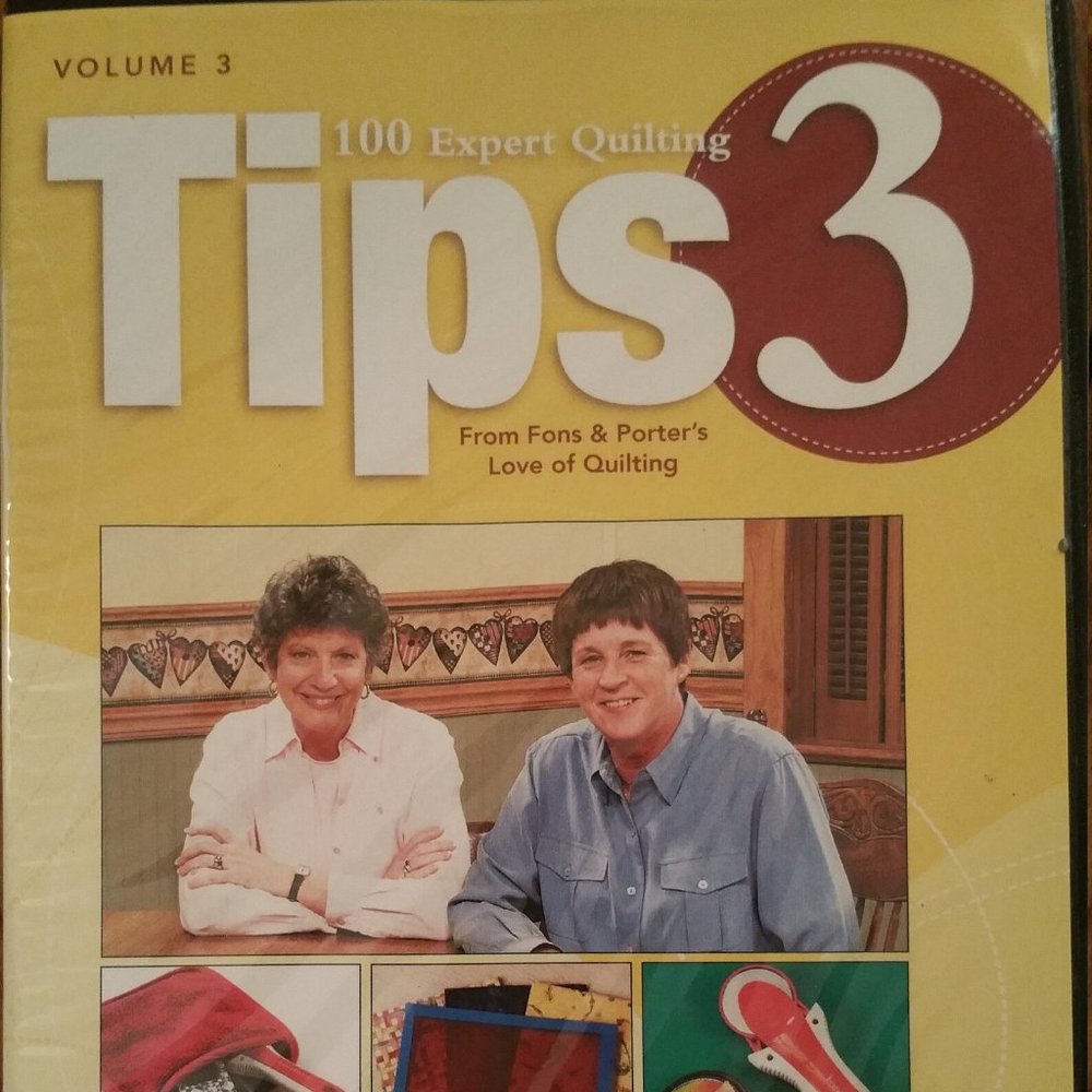 Fons & Porter 100 Expert Quilting Tips Volume 3 DVD